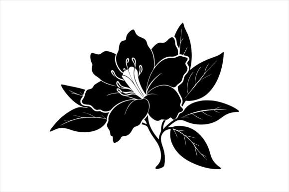 Azalea Flower Silhouette Icon Vector: A Strategic Design Element for Modern Branding and Creativity