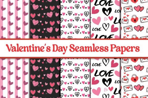 Elevate Your Creative Projects with Valentine’s Day Seamless Digital Papers