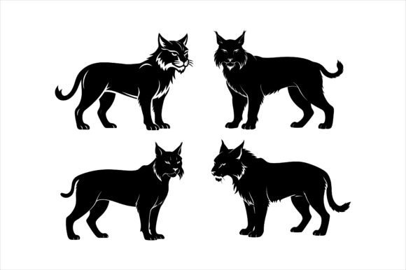 Mastering the Bobcat Silhouette: A Comprehensive Guide to Vector Icon Bundles for Creative Projects