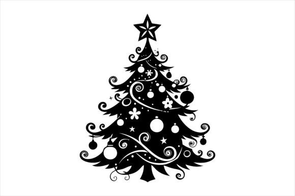 Mastering the Christmas Tree Icon Silhouette Vector for Professional Design Projects
