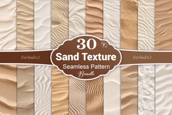 Sand Texture Seamless Pattern Bundle