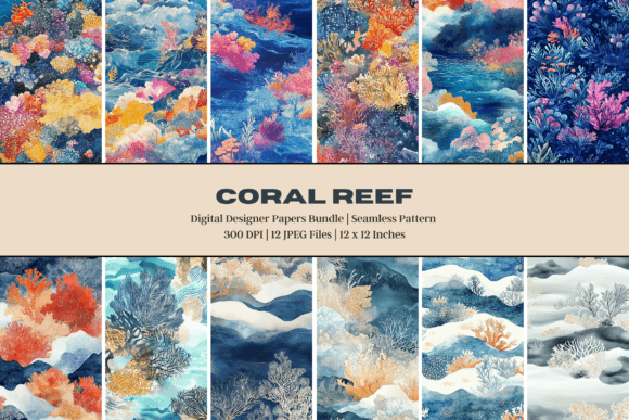 The Vibrant Utility of Coral Reef Digital Paper in Modern Design Workflows
