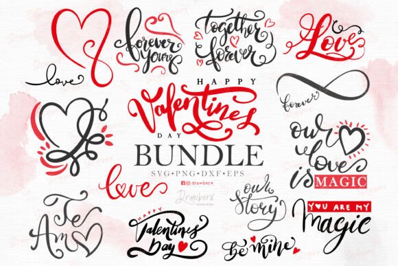 Valentine SVG Bundle for 30 Days of Love