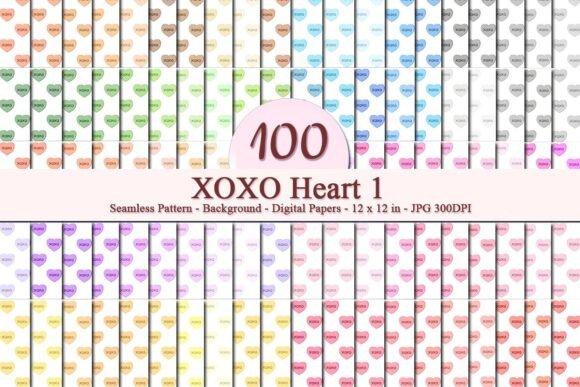 XOXO Heart 1 Seamless Pattern: A Versatile Design for Modern Creativity and Business